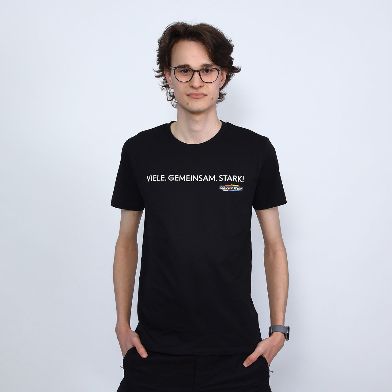 T-Shirt "Viele. Gemeinsam. Stark!" black