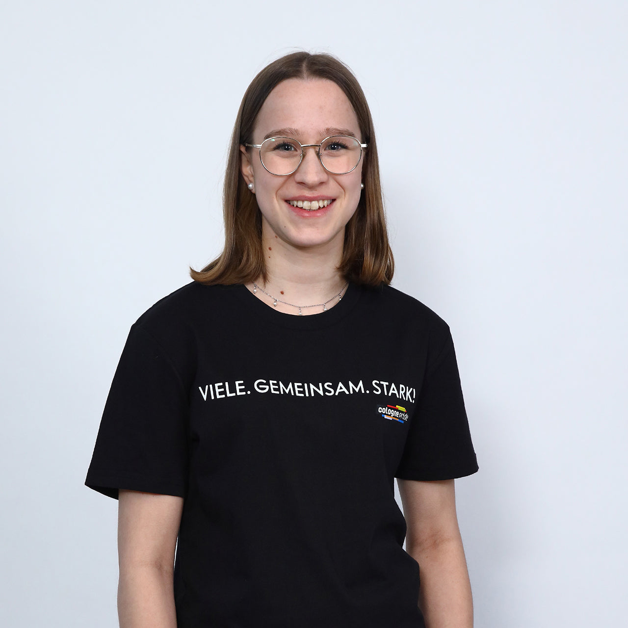 T-Shirt "Viele. Gemeinsam. Stark!" black