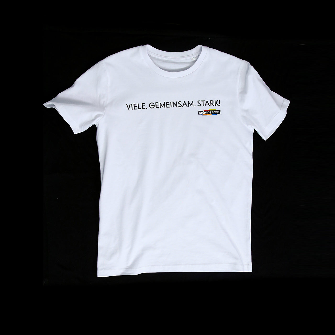T-Shirt "Viele. Gemeinsam. Stark!" white
